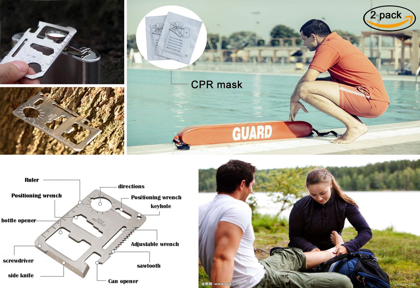 SHBC Compact First Aid Kit bag is water-resistant and easy to clean.