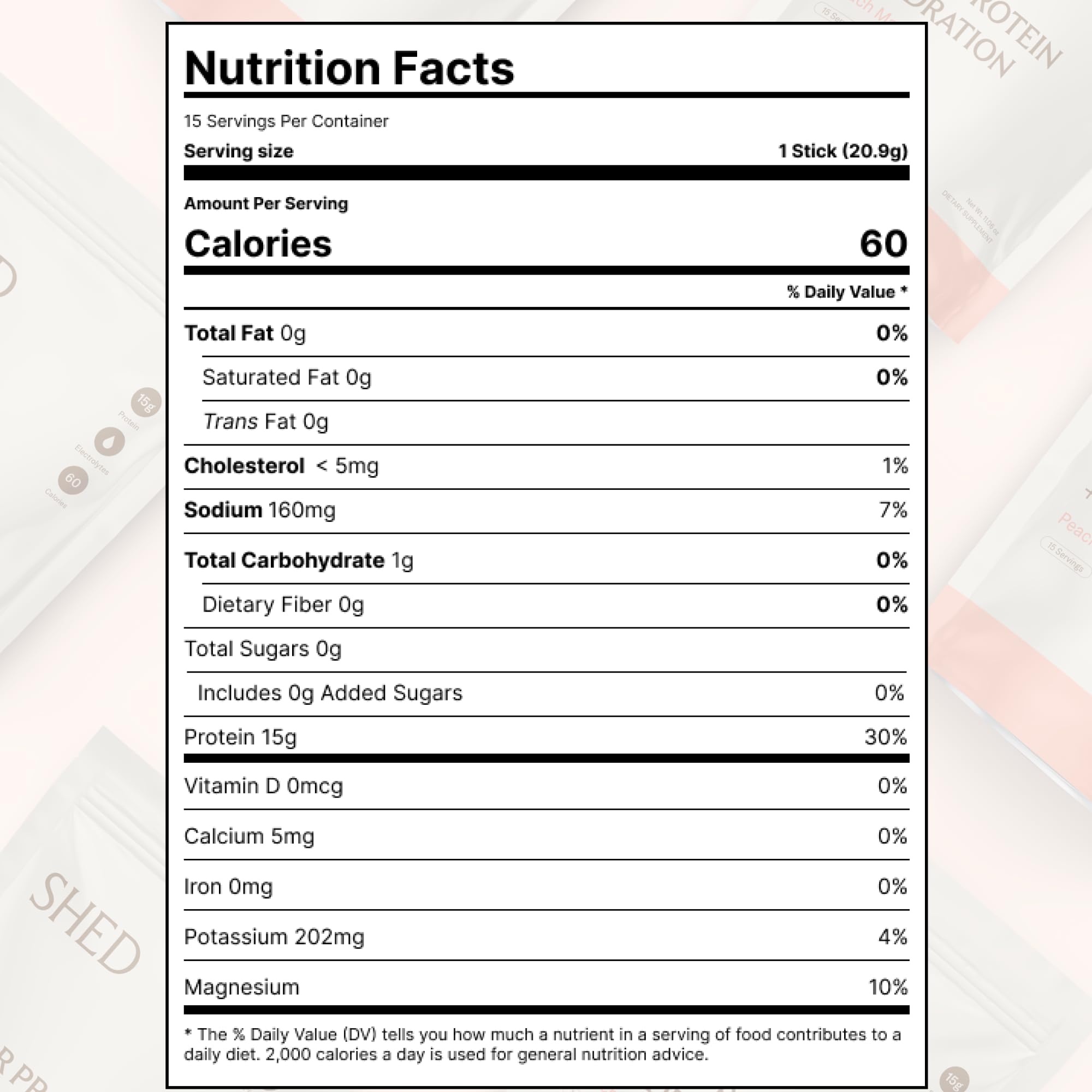 Dissolving Shed Clear Protein in water as a slim post-workout option