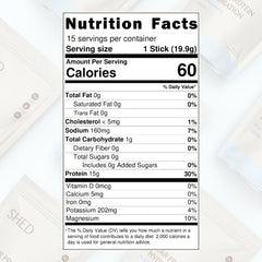 Shed Nutrition post-workout shaker with clear protein mix for refreshing recovery