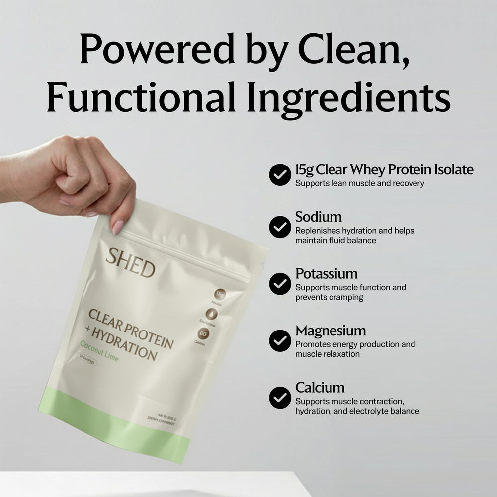 Shed Nutrition Zero Sugar Lactose-Free Powder Tub appeals to calorie-conscious athletes.