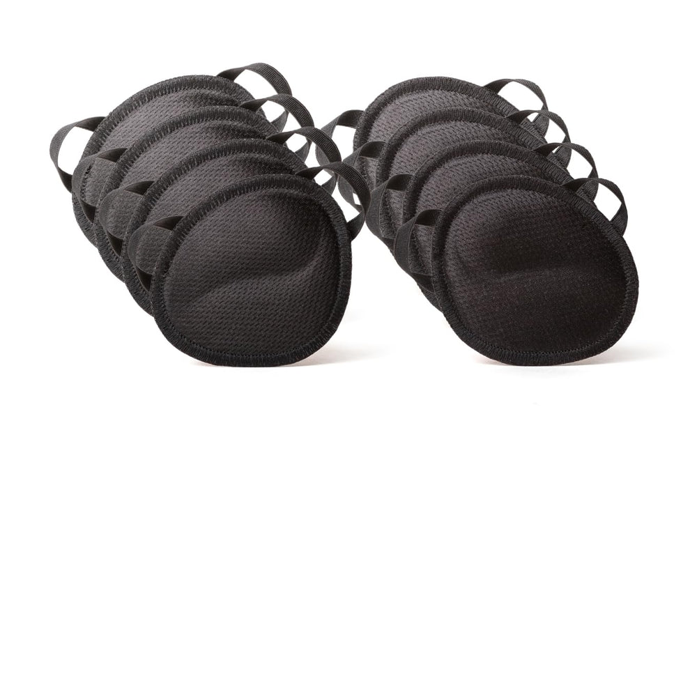 SHEEC SockShion ball-of-foot cushion in black for all-day comfort inside heels.
