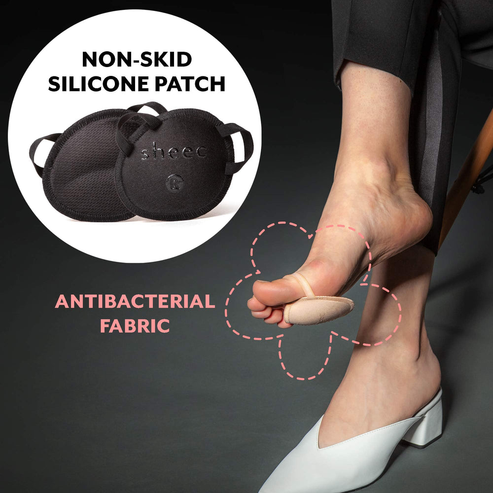 SHEEC travel-ready 4-pair set in black for versatile use.