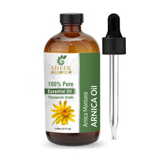 Sheer Essence Arnica Oil bottle 118ml ready for diffuser use and aromatic routine