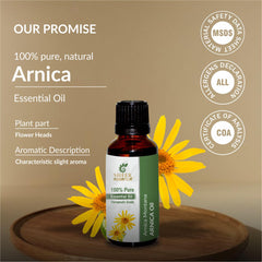 Sheer Essence Arnica Oil diffuser blend fills the space with herbal scent