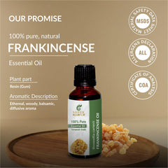 Sheer Essence Frankincense oil with dropper for precise aromatic dosing