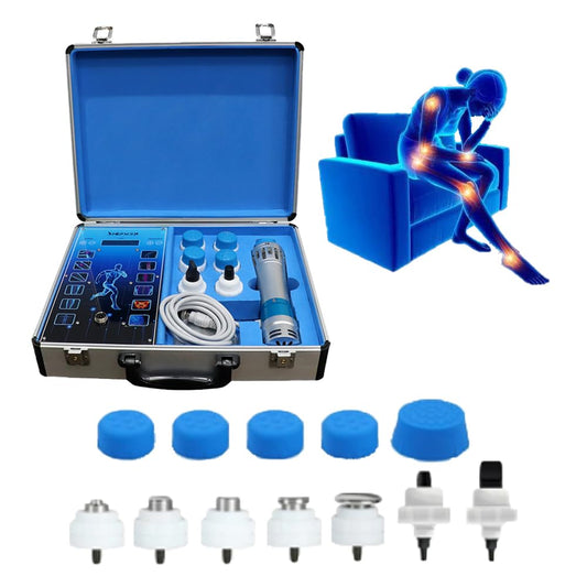 Shefmon SW14B shockwave heads enable targeted muscle relaxation and on-site comfort.