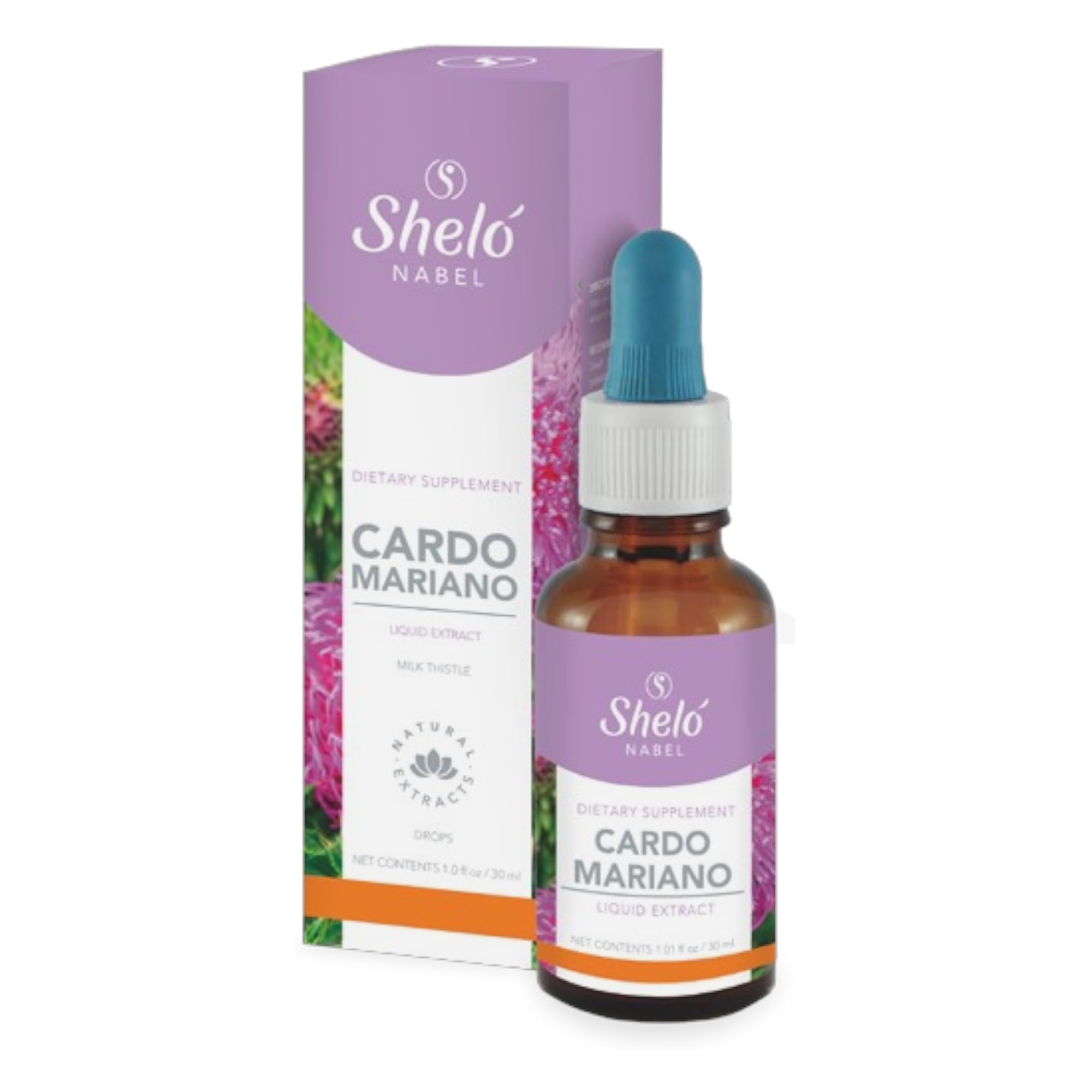 Sheló NABEL Milk Thistle bottle for daily herbal use.
