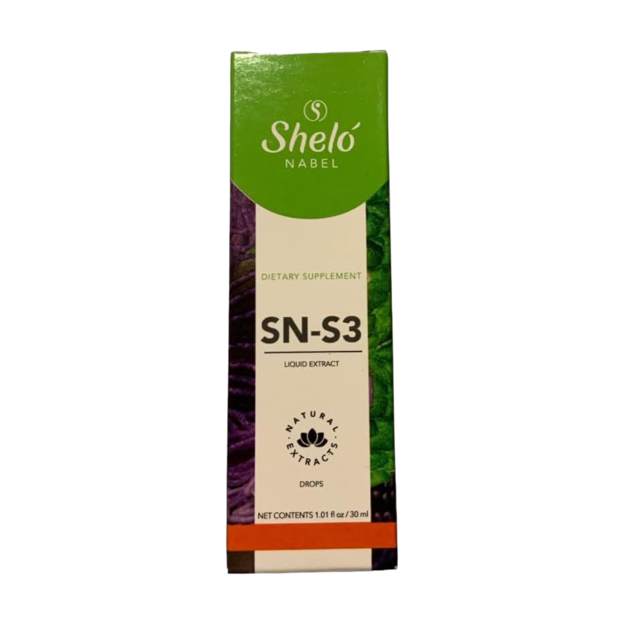 Sheló NABEL SN-S3 natural liquid drops bottle supports daily relaxation.
