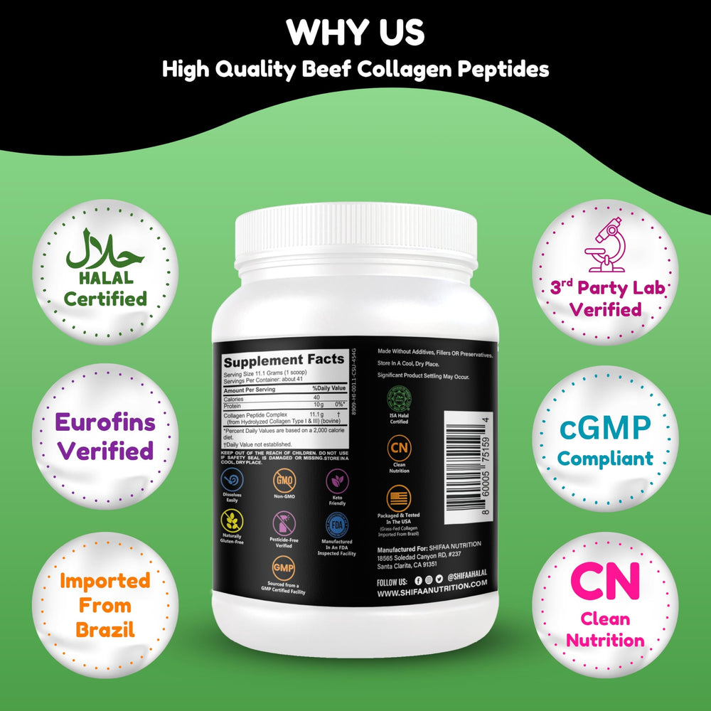 SHIFAA NUTRITION versatile uses for meals and beverages