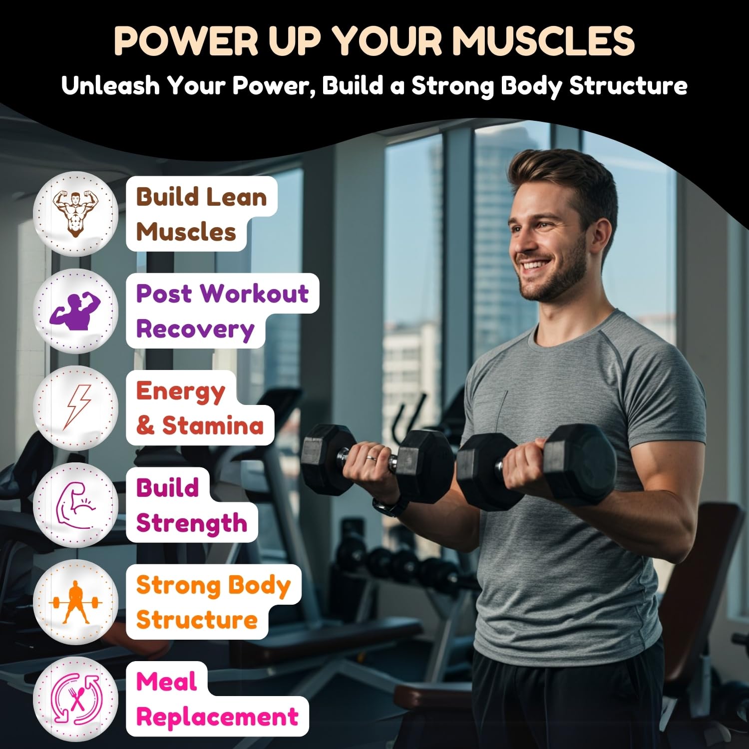 SHIFAA NUTRITION post-workout shake close-up with creamy vanilla flavor