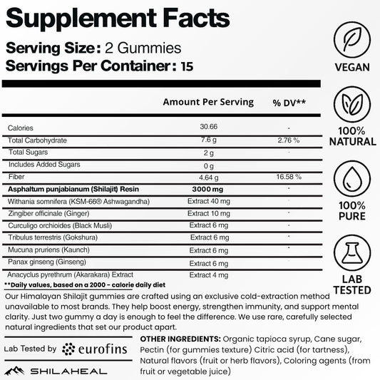 SHILAHEAL Shilajit Gummies immune support for everyday resilience.