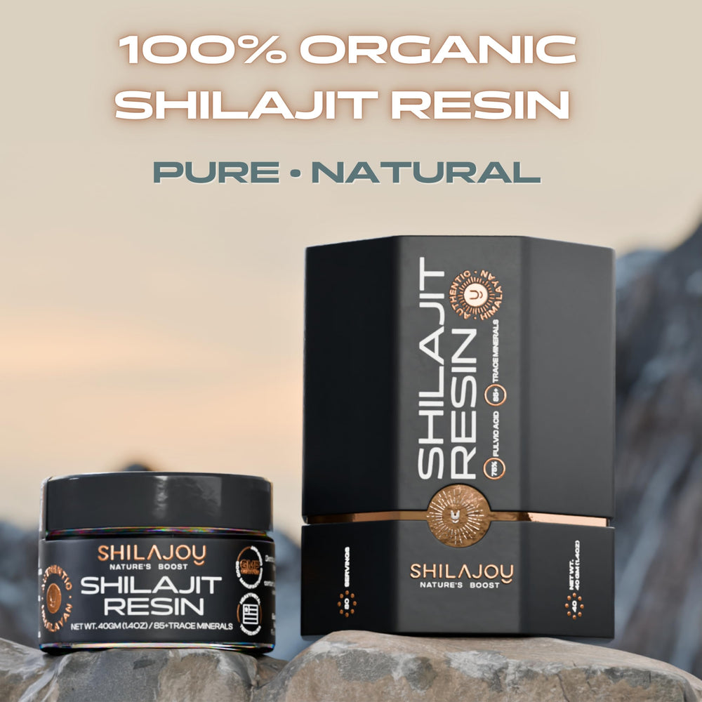 SHILAJOY pure resin color close-up signaling high potency and integrity.