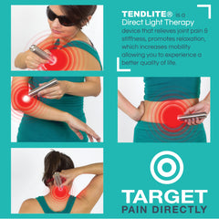 SHINE Deep Red Tendlite digital timer visible during use