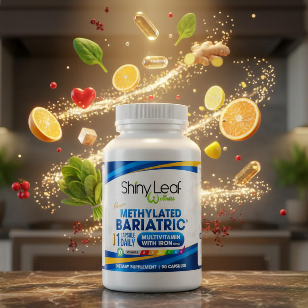 Shiny Leaf in-package-display—4-pack for steady post-op nutrition