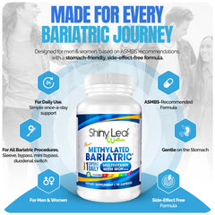 Shiny Leaf vitamin label with dosage info assists daily planning and adherence.