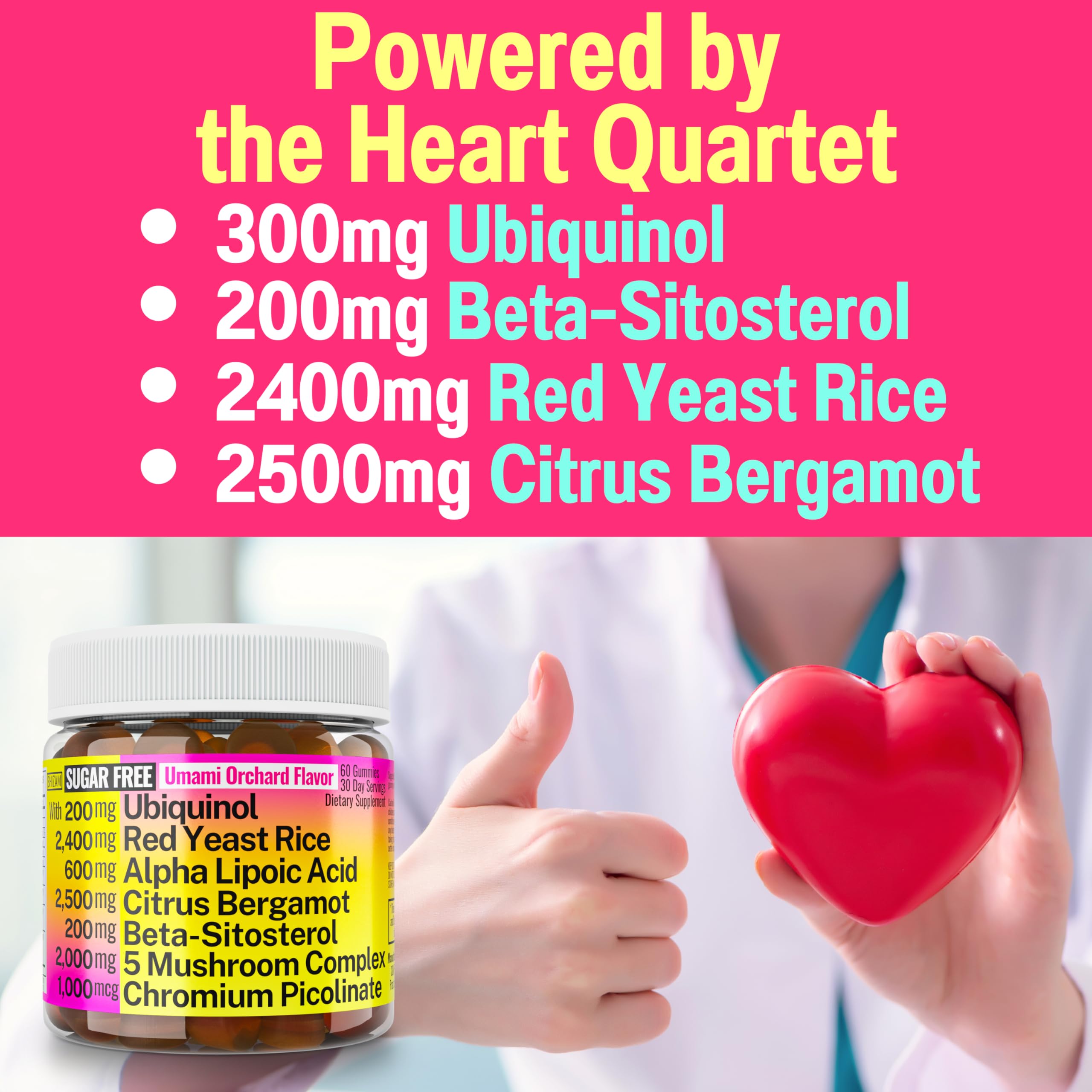 SHIZAM red yeast rice ingredient close-up highlighting premium blend for balanced nutrition.