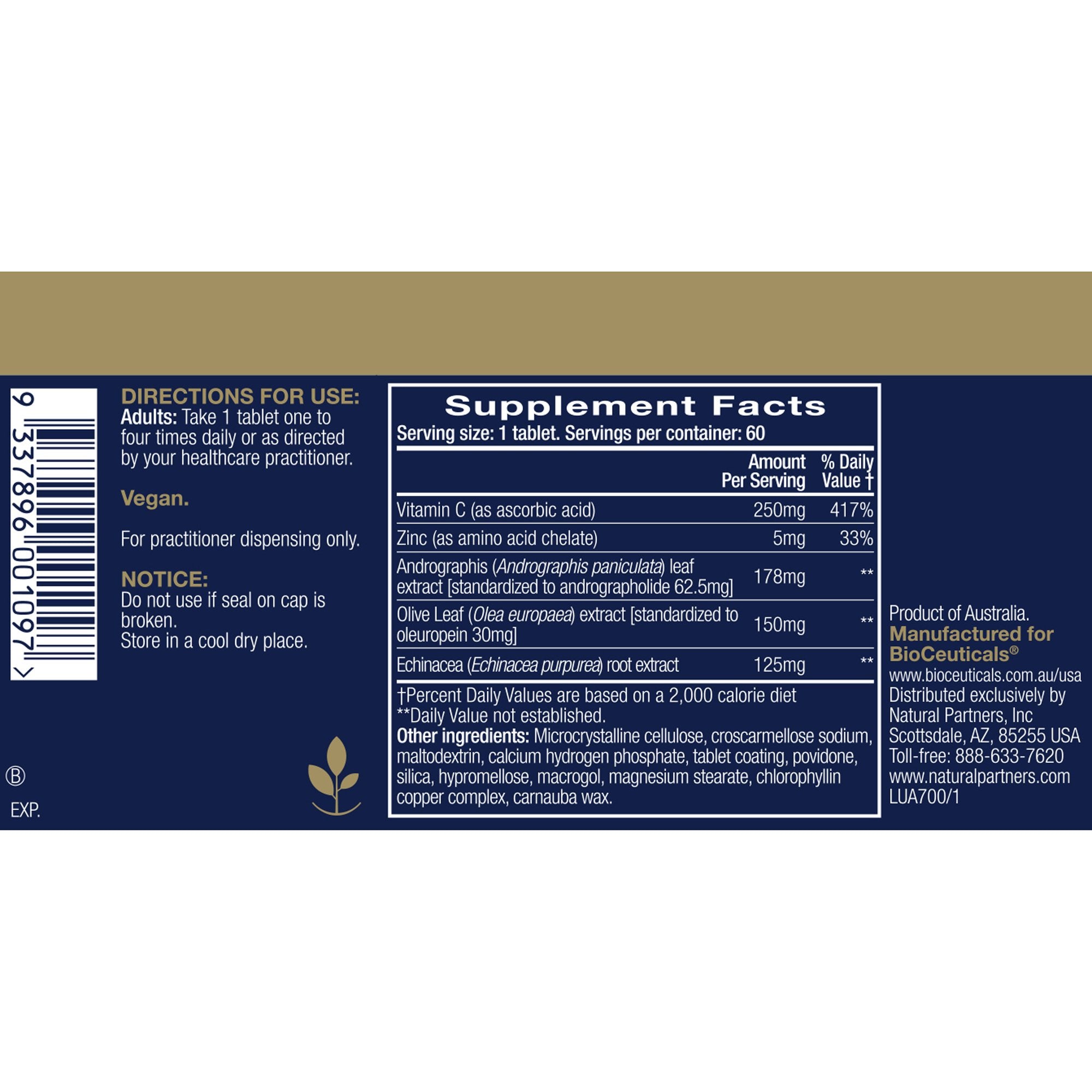 Shoofoo MSNOR ArmaForce olive leaf capsules ready-to-take for immune support