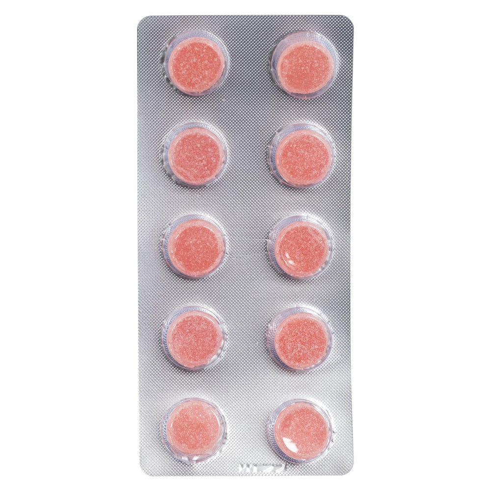 Shrumfuzed gummy close-up showing texture and mushroom blend for focused energy