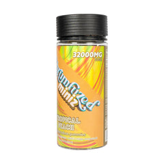Shrumfuzed Miniz gummy closeup; rich texture hints at quality ingredients.