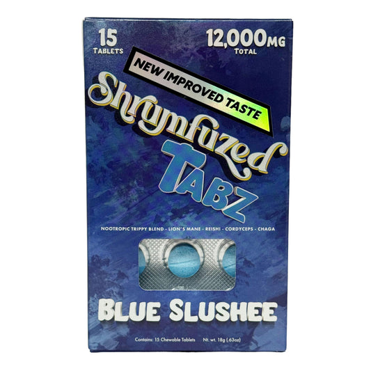 Shrumfuzed box displaying New Improved Taste, inviting daily use.