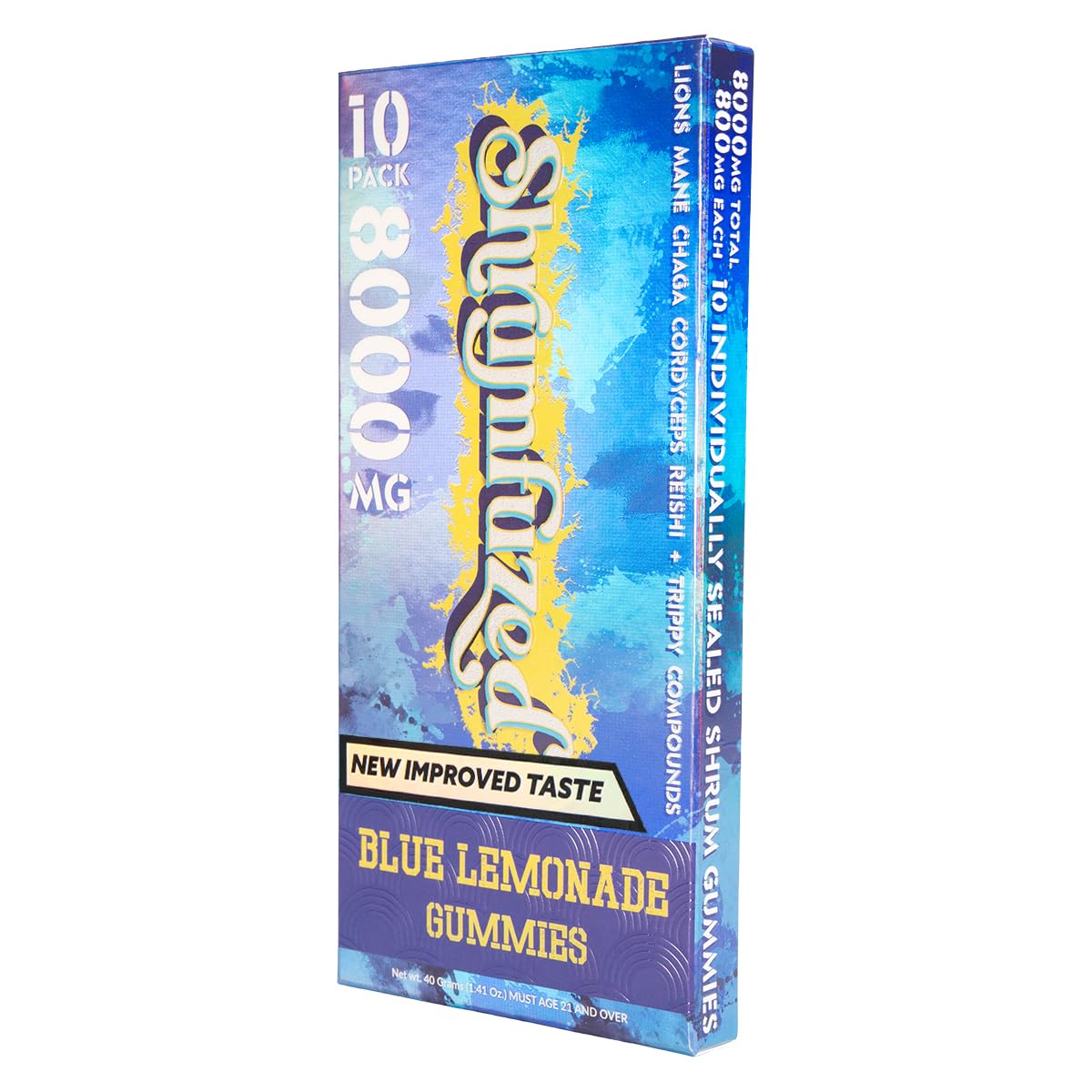 Shrumfuzed packaging tamper-evident for safety and dose integrity.