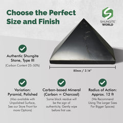 Shungite World authentic pyramid protects energy near router and modem in home office.