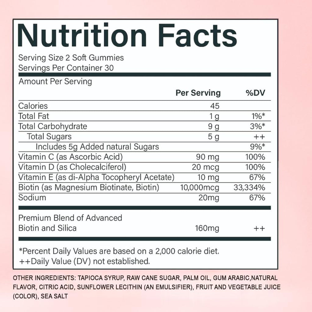 Shwfhi Nutrition label visible, transparency about potency and ingredients.