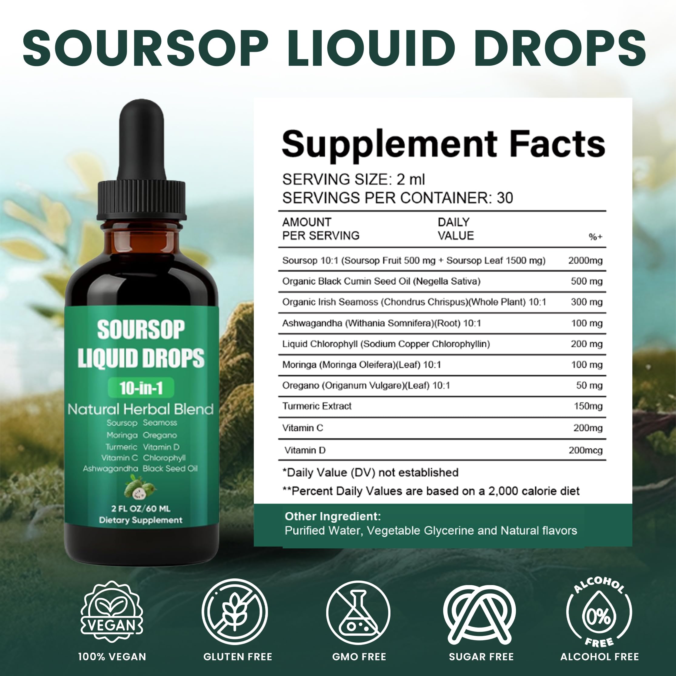 Graphic of Primehaven natural flavor drops in a beverage