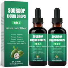 Shwfhi Primehaven Soursop Drops bottle on a clean surface for daily wellness support