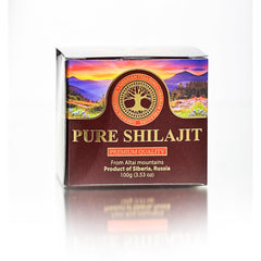 Siberian Treasure Shilajit resin Altai mountains signifies authentic sourcing from pristine ranges.