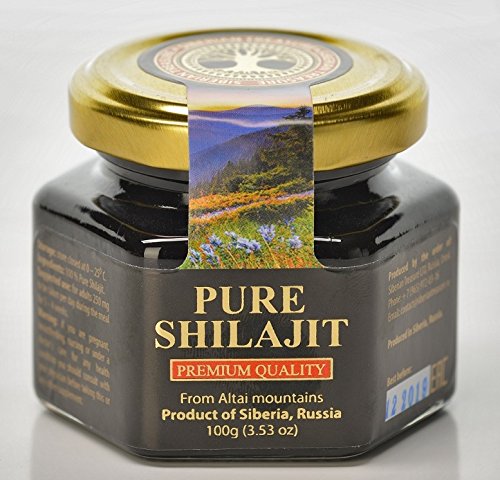 Siberian Treasure Shilajit resin closeup reveals rich, natural texture suggesting purity.