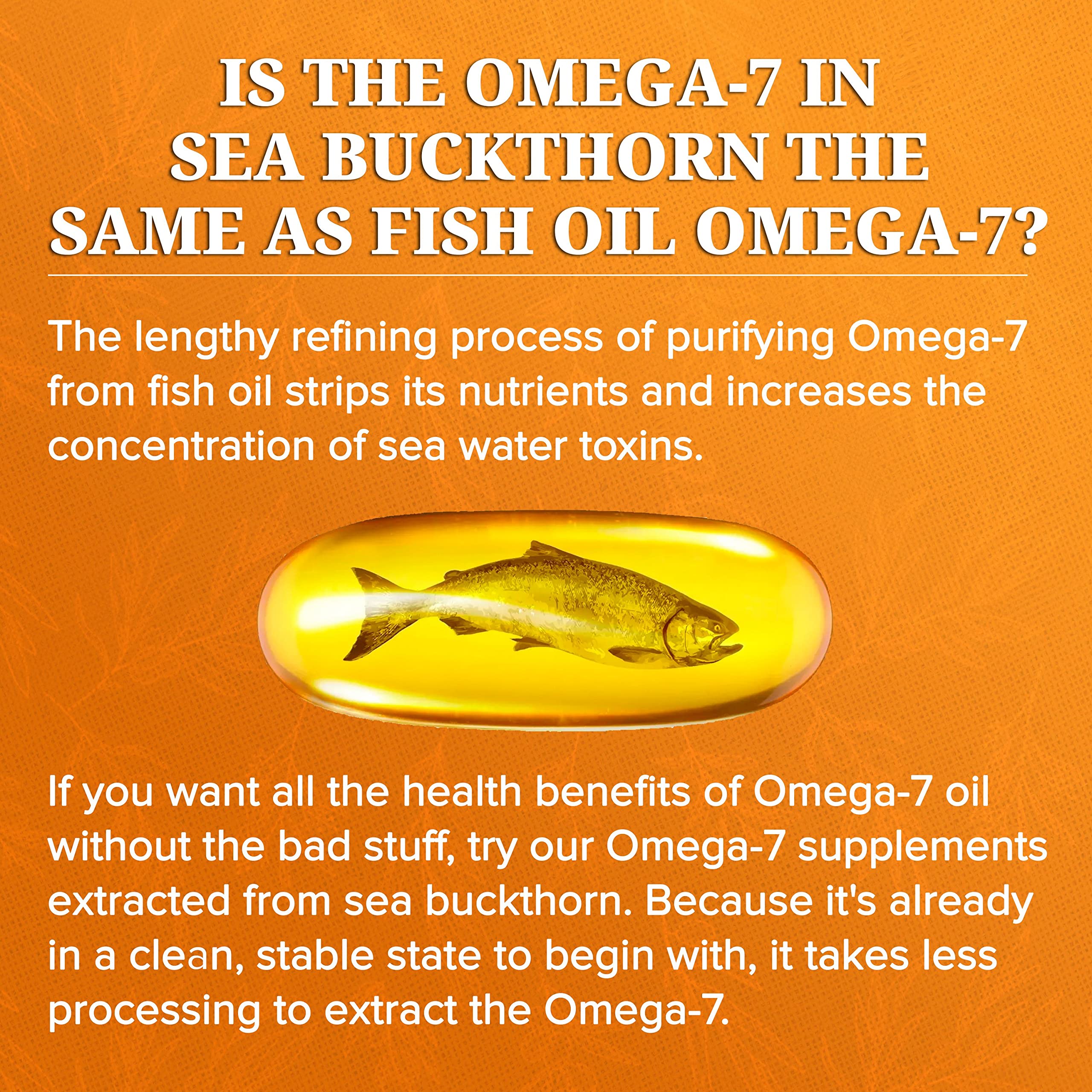 Sibu CO2-extraction note ensuring high-quality Omega-7 richness.