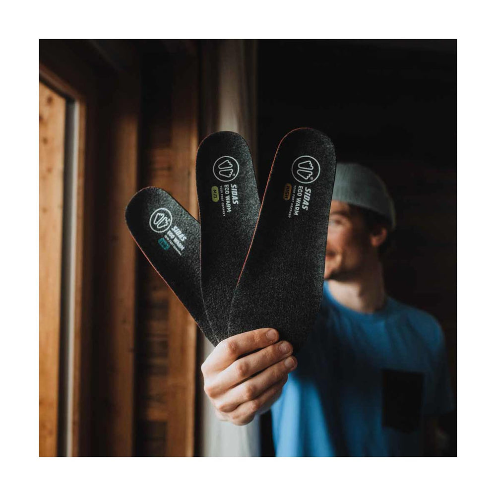 Sidas precise lightweight design fits ski boots without adding bulk