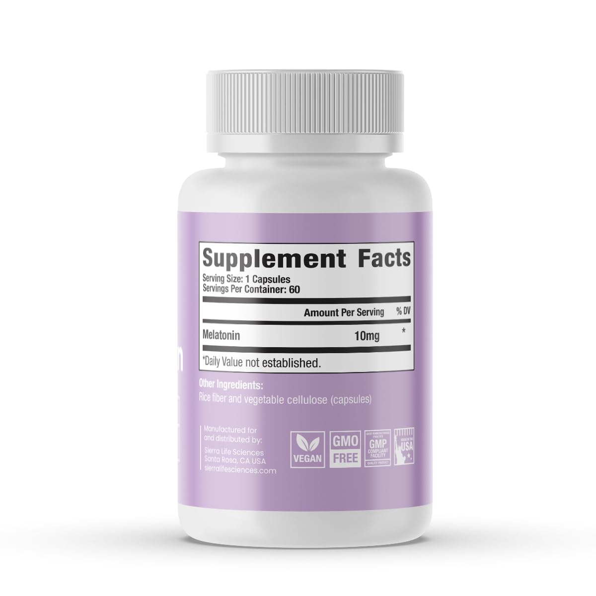 SIERRA LIFE SCIENCES melatonin ideal for adults with modern schedules.
