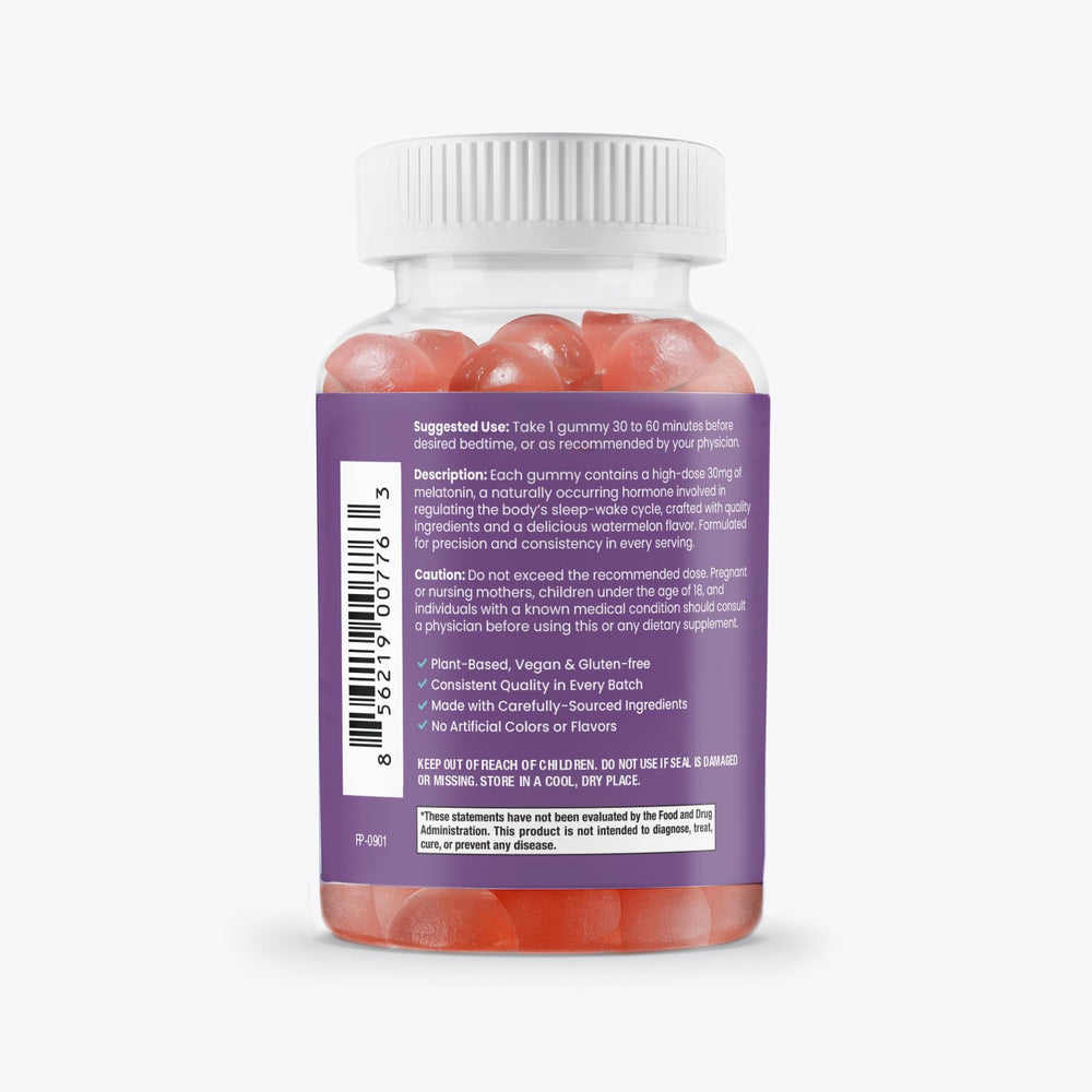 SIERRA LIFE SCIENCES melatonin gummy vegan non-GMO formula emphasizes clean label