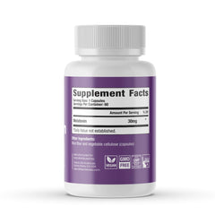 SIERRA LIFE SCIENCES melatonin capsules close-up for a comfortable nightly routine.