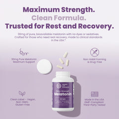 SIERRA LIFE SCIENCES melatonin supports circadian balance for a steady sleep-wake cycle.