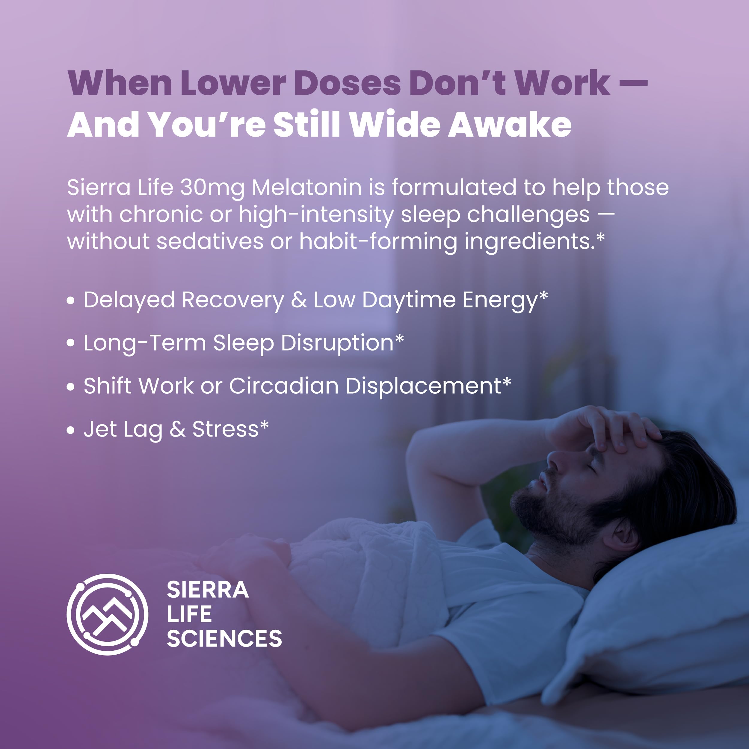 SIERRA LIFE SCIENCES melatonin promotes relaxation before bed for smoother unwinding.