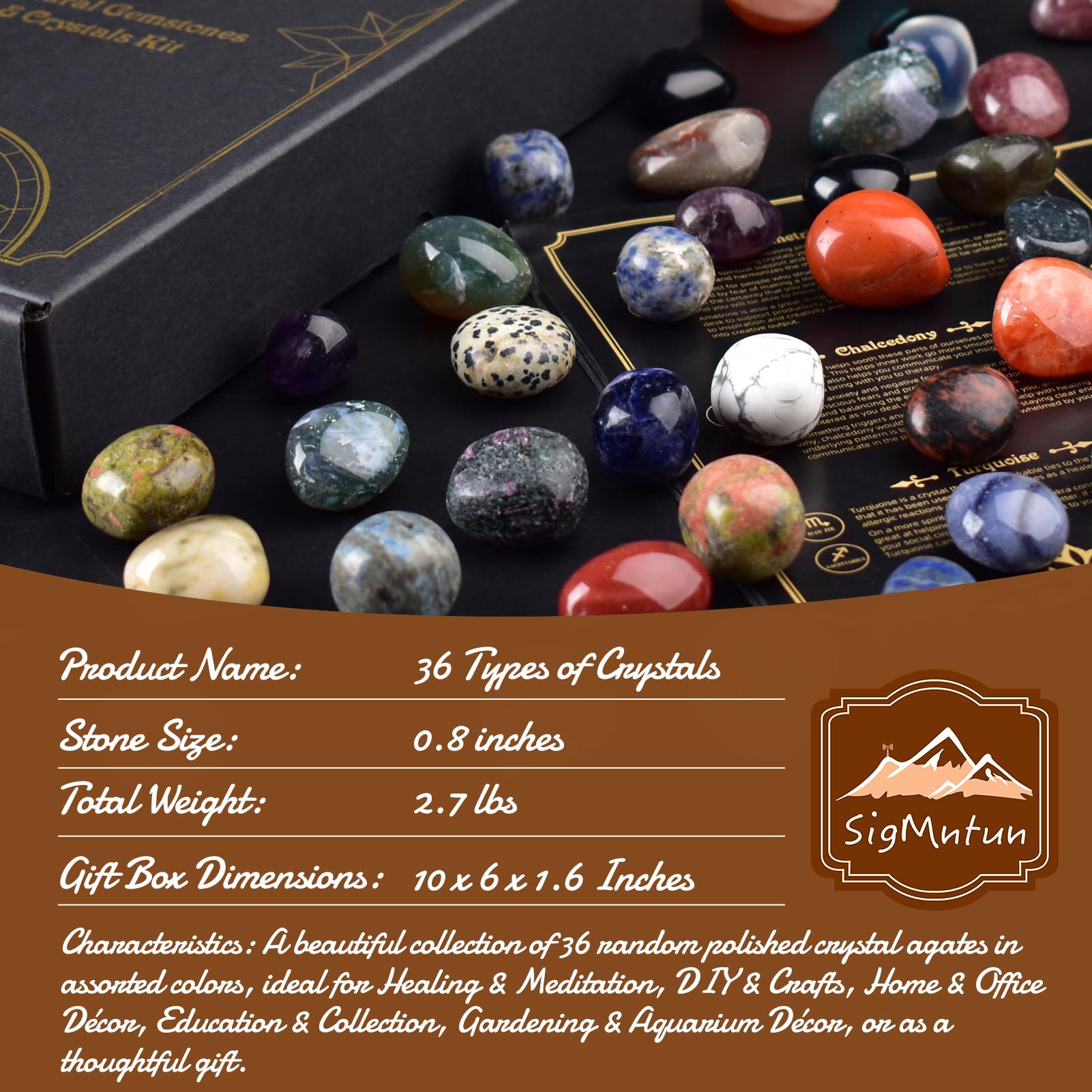 SigMntun amethyst purple crystal promotes calm energy for relaxation and reflection.