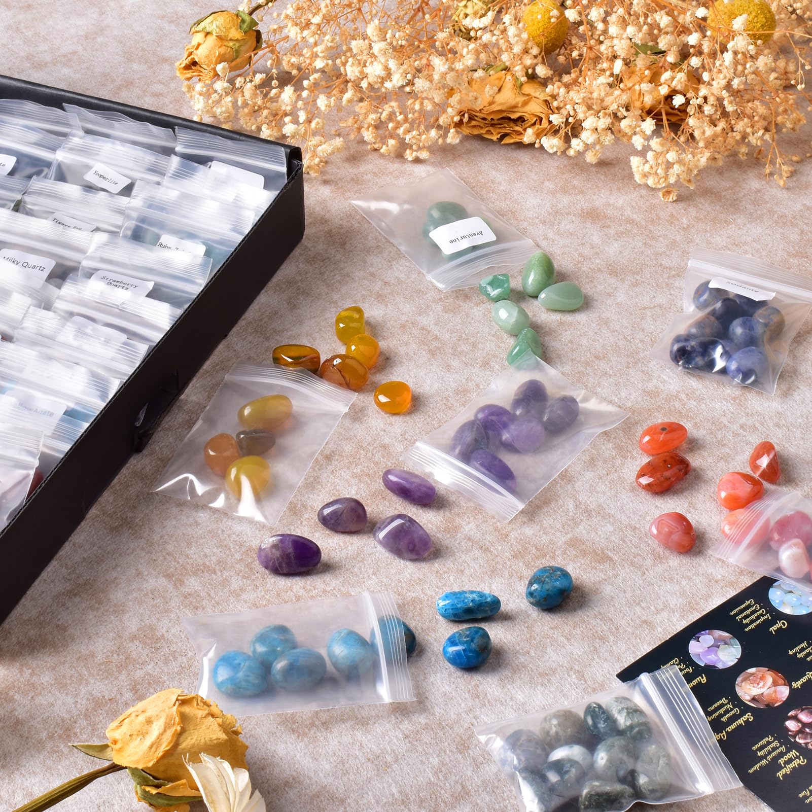 SigMntun 0.5 inch stones packed in display-friendly pouches for easy handling.