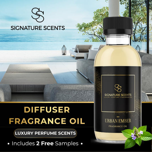 Signature Scents Urban Ember diffuser in action delivering room-filling fragrance.