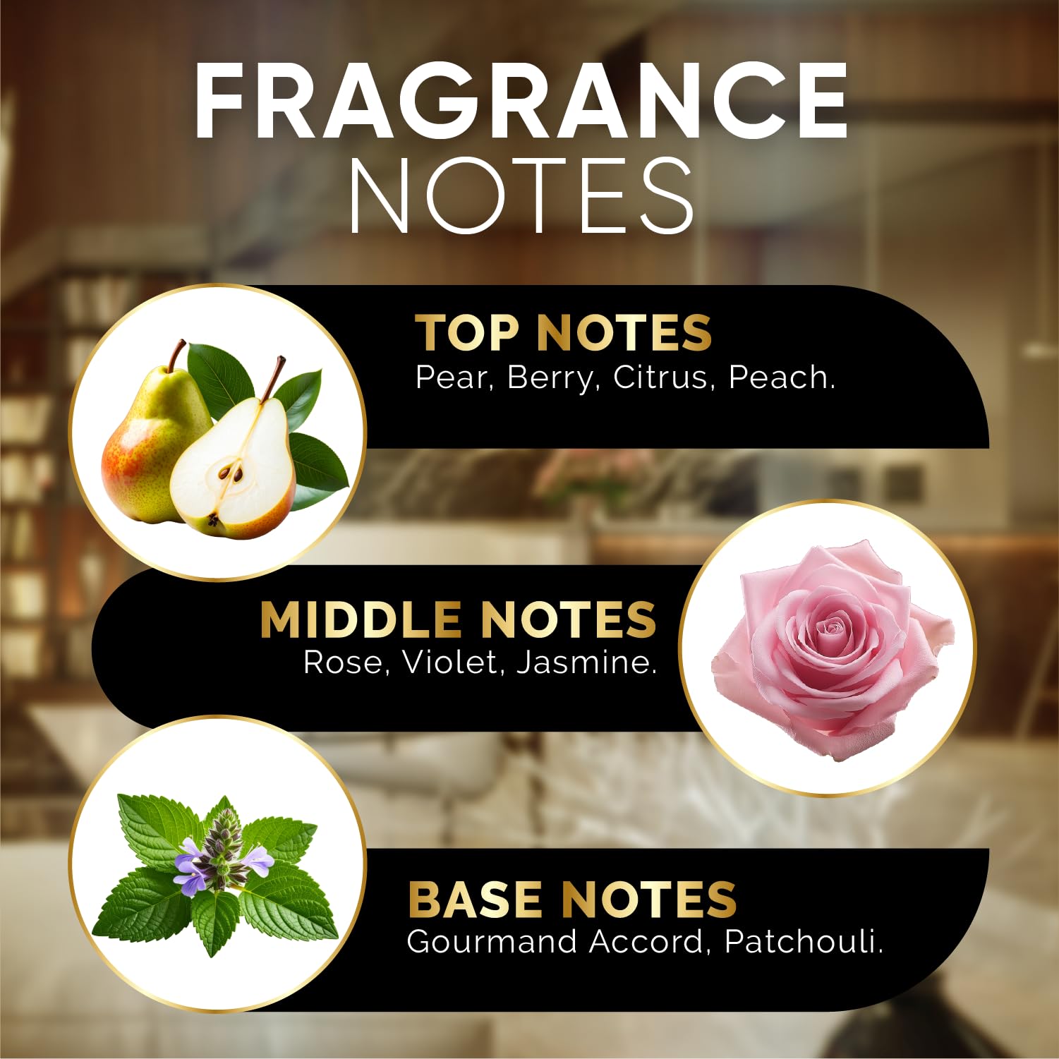 Signature Scents Urban Ember diffusion spreading in a living room space.