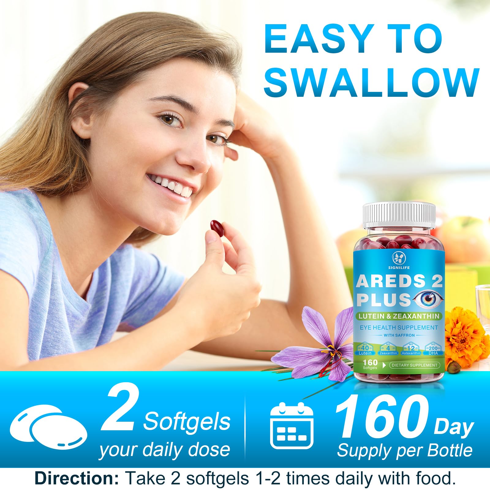 SIGNILIFE adult-eye-comfort-formula bottle shot implying daily comfort and aging-support for eye health.