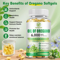 SIGNILIFE black seed oil softgel capsules for holistic wellness.