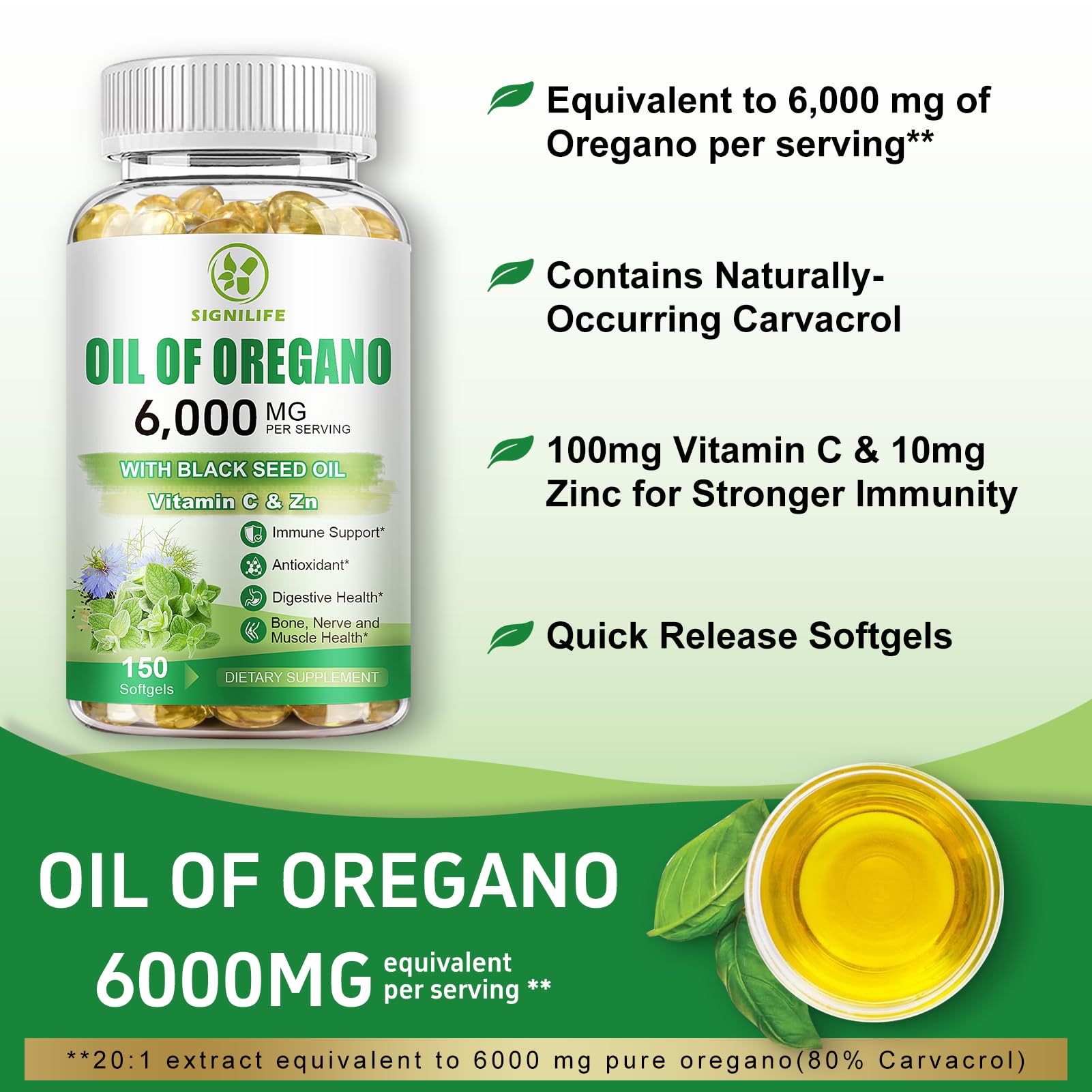 SIGNILIFE digestive wellness visuals suggesting gut-friendly benefits.