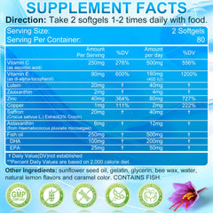 SIGNILIFE macular-support softgels with lutein and zeaxanthin highlighting central vision protection.