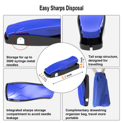sijidou needle clipper easy-use lever for fast clipping.