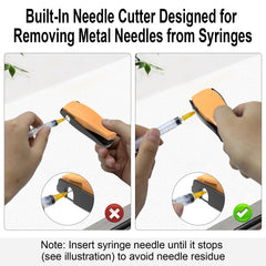 Sijidou portable sharps container ideal for travel and home