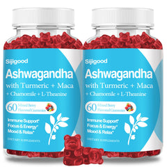 Sijigood Ashwagandha Gummies two-pack display for daily balance
