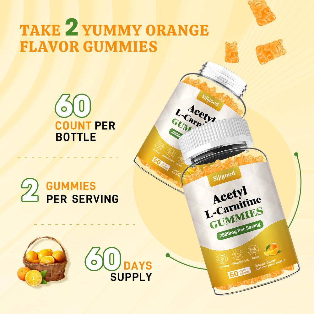 Sijigood smooth orange-flavor gummies emphasize delightful taste and chew.